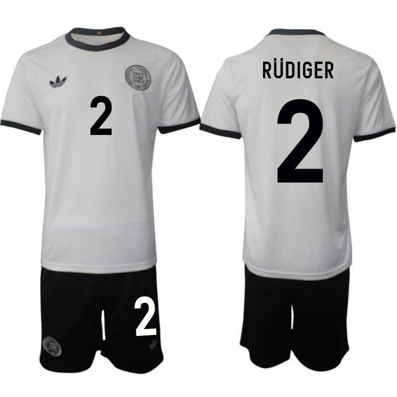 Men 2025-2026 Season Germany home white #2 Soccer Jersey->germany jersey->Soccer Country Jersey